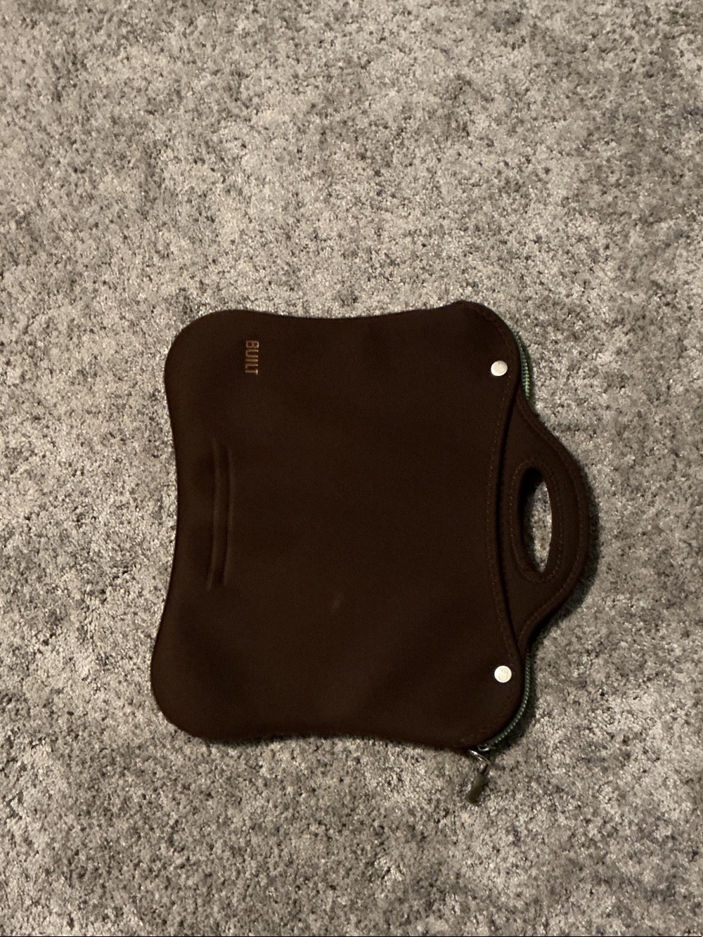 BUILT Brown Neoprene Laptop Sleeve with Handle